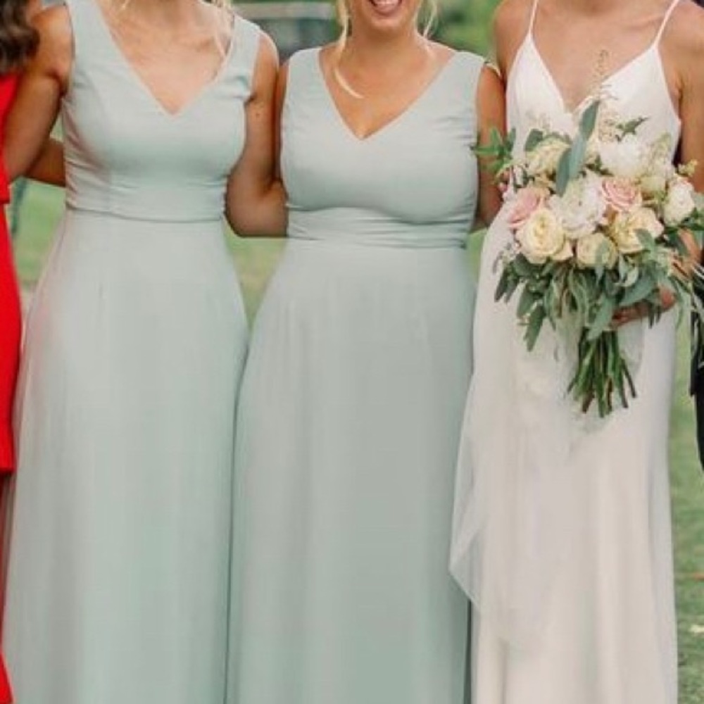 Dusty Sage David’s Bridal Dress